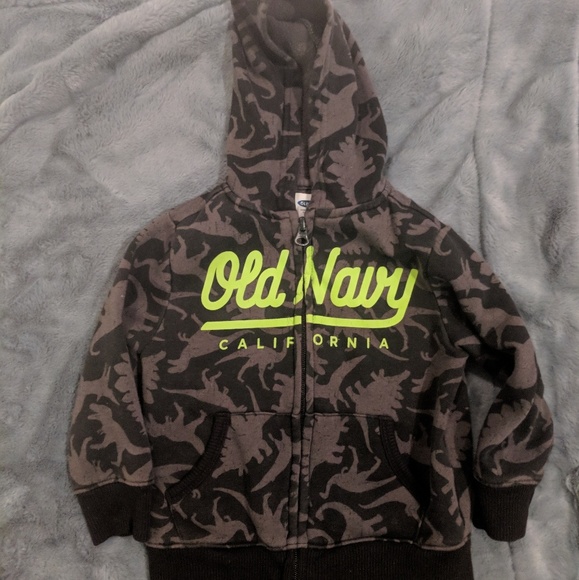 Old Navy full zip hoodie with dinosaurs size 2T - Picture 1 of 6